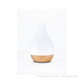 Ella-Wooden Base Art White Ultrasonic Diffuser With Light